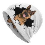 Kapott Talvine soe kudumism&uuml;ts Naiste Unisex Lahe Saksa lambakoer Hip Hop Skullies Beanid M&uuml;tsid Alsatians Beanie M&uuml;tsid Suusam&uuml;tsi One Size