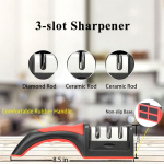 T&auml;iustatud 3 pesaga noateritaja k&ouml;&ouml;gitarvikud