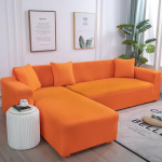 Tavalised nurgadiivanikatted elutuppa elastne spandex diivanikate, venivad katted, L-kujuline diivan, vaja osta 2tk diivanikatet XLarge(235-300cm)1pc oranž