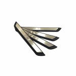 For Suzuki XL7 XL 7  Stainless Steel 4 Door Sill Scuff Plate Welcome Pedal Car Styling Auto interior Accessories 4pcs gray