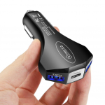 7a autolaadija Qc3.0 USB Type-c kiirlaadimine autolaadija mobiiltelefoni pistikupesa adapter vooluv&otilde;rku mobiiltelefoni laadija auto jaoks