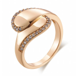 Kinel Vintage Rose Gold Color S&otilde;rmus l&auml;ikiv viimistlus Daily Fine Jewelry Naiste tsirkooniumoksiidist s&otilde;rmus 6 roosa kuldne v&auml;rv
