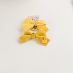 2tk Korea Sweet Bow Hair Rope Candy Color Velvet Knitting Juukselips lastele Elastsed juuksepaelad Peakatted T&uuml;drukute Juukseaksessuaarid