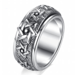 POMOiii uus p&ouml;&ouml;ratav s&otilde;rmus meeste retroh&otilde;nguline loominguline domineeriv kuueharuline t&auml;ht, lai versioon Tai nimetiss&otilde;rmega suletud aksessuaar 11 h&otilde;be