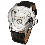 Jaragar meeste moodne vabaaja s&uuml;damekujuline kolmnurkne automaatne mehaaniline k&auml;ekell GMT951-A must