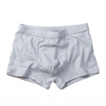 Meeste bokserid elastsed pehmed keskmise v&ouml;&ouml;kohaga Antiseptiline &uuml;hev&auml;rviline hingav U kumer &otilde;mblusteta plusssuuruses meeste alusp&uuml;ksid L helehall v&auml;rv