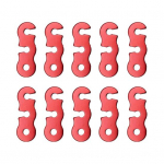 10 tk alumiiniumk&ouml;ie pinguti 3 auguga sirge telgi n&ouml;&ouml;ri pinguti kompaktne suurus korrosioonikindel roostekindel telgi n&ouml;&ouml;ri pinguti