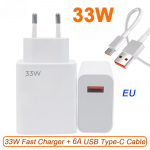 33w kiirlaadija Xiaomi Mi Turbo Charge EU Phone Cargador Redmi Note 12 11 10 Poco M2 Pro Mi 10s Blackshark 2 POCO X3 M4 laadija valge