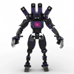 Skibidi WC-plokk M&auml;nguasi Titaanid K&otilde;larimees Kaamera Titaanid puurimees Telliskivi KellMan Figuurik&otilde;lar Mees Boss Skibididopi komplekt