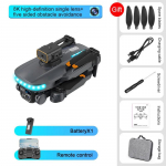 Uus P14 Mini Drone 8K 5G GPS professionaalne HD-aerofotograafia ESC kahe kaameraga takistuste v&auml;ltimise RC kokkupandav neljakopteri lennukim&auml;nguasi 5000M Dual 4K 1B must