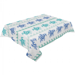 Kilpkonna totemi tekstuur suvise laudlina p&uuml;hadekaunistusega veekindel ristk&uuml;likukujuline laudlina pulmakaunistusega lauakate 4pcs 33x48 Table mat