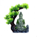 Akvaariumi kaunistus Buddha skulptuur maastikukujundus 18x10x23cm_A