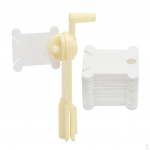 120 tk/komplekt valged plastniidiga poolid &ndash; tikkimisniidikaardid pistepooli kerija &ndash;