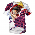 Anime One Piece Luffy Fashion Lapsed Poiss T&uuml;druk Laste T-s&auml;rk 3D Suvine vabaaja Mehed Naiste Multifilm Naljakas T-s&auml;rk T-s&auml;rk T-s&auml;rk 3XL
