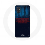 Samsung Galaxy A51 &uuml;mbris Stranger Things 2. hooaja logo
