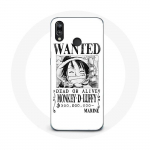&Uuml;mbris Huawei P20 Lite One Piece Manga otsinguplakatile Valge