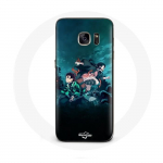 &Uuml;mbris Samsung Galaxy S6 Demon Slayer Manga Tanjiro ja Nezuko jaoks