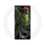 &Uuml;mbris Samsung Galaxy Note 9 Pionus Parrot Red Green jaoks