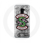 &Uuml;mbris Samsung Galaxy A8 Plus Riverdale l&otilde;unapoolsete madude jaoks