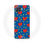 Coque pour Oppo A93 BTS Bangtan Gar&ccedil;ons BT21 TATA de V Fond Bleu sinine