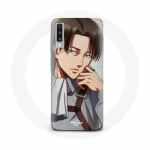 Coque pour Samsung Galaxy A70 Attaque des Titans Levi Ackerman Manga
