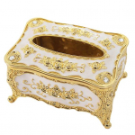 Salvr&auml;tikukarp, peen t&ouml;&ouml;tlus, laialdaselt kasutatav akr&uuml;&uuml;list loominguline lauakaunistuse salvr&auml;tikuhoidik kodu jaoks kuld/valge