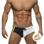 Meeste ujumisp&uuml;ksid, v&auml;rviplokk, v&auml;rvikombinatsioon, madal v&ouml;&ouml;koht, liibuv, seksikas ujumisriided rannariided p&auml;evitamine surfamine M must