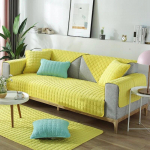 Pehme soe velvetist diivani kate Paks sektsiooniline diivanikate libisemiskindel &uuml;hev&auml;rviline pehme diivani kate m&ouml;&ouml;bel 70x70cm