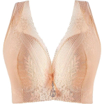 Suures suuruses aluspesu DE Push Up rinnahoidja naiste alustraat laiad rihmad &otilde;hukesed lillelised seksikas bralette pesu Suures suuruses Push Up rinnahoidjad daam 44/100C beige