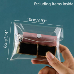 PVC l&auml;bipaistev meigipintsli hoiukott Kaasaskantav mini reisin&ouml;&ouml;biga m&uuml;ndikott veekindel tarvikud meigipintsli kott 1 tk S