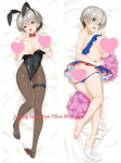 Dakimakura Anime Hana Uzaki Suure Rinnaga Padjap&uuml;&uuml;r Kahepoolne Tr&uuml;kk Elusuuruses K&otilde;rge Kvaliteediga 2WAY Padjap&uuml;&uuml;r Otaku Kingitused 40x120cm Peach Skin
