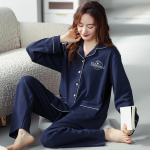 Pidžaamad naiste kevad- ja s&uuml;gisene puuvillane pikkade varrukatega kardigan suur talveriiete kodu&uuml;likond M