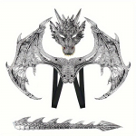 Premium Full Dragon Cosplay &uuml;likond &ndash; realistlik ja mugav tiibade, saba ja maskiga Halloweeni ja fantaasia&uuml;rituste jaoks