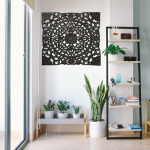 60,96 cm seinakaunistusega MDF-paneel, puidust seinale riputatav tahvel, puidust nikerdatud seinakaunistuspaneel elutuppa, magamistuppa, esikusse, kontorisse