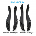 4 tk komplekt Auto Esiosa Tagumine Vasak Parem Uksek&auml;epideme Sisemine Kate Liist BMW 5. seeriale G30 G31 G38 F90 2017 2018 Black 4pcs set