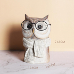 Animal Statue Figurine Ornaments Planter pot Owl