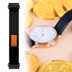 Nylon Strap Hook and Loop Quick Dry Watch Band for Fenix 6x Pro Men Black gray Black gray