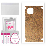 apgo Protective Skin Sticker for the back+sides compatible with Huawei nova 8 SE, Full Wrap Film, Foil, Vinyl - Pattern Rusty Copper