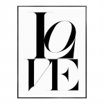 Mood Naine Must Valge Pariis Maastik Plakat Armastustsitaat Dekoratiivmaalid L&otilde;uend Seina Kunst Pildid Tuba Kaasaegne kodukaunistus 21x30cm No Framed