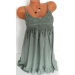 Patchwork Lace Sling Mini magamikleit Naiste &ouml;&ouml;s&auml;rgid Seksikas pitsiline &ouml;&ouml;s&auml;rk Naiste &ouml;&ouml;r&otilde;ivad 4XL roheline