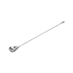 Spiraalne musterriba Teadropi lusikariba t&ouml;&ouml;riist Segamislusikas Kokteililusikas Baarmeni t&ouml;&ouml;riistad Roostevaba teras 30/40cm 30cm Silver