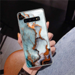 Moodne geomeetriline marmorkaanega telefoni&uuml;mbris Samsung Galaxy S10 Plus S20 FE S21 S22 Ultra S10E S9 S8 + S7 Edge J4 korpuse kest Samsung S10