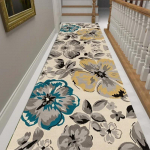 Luksuslikud koridori pikad vaibad jooksjale Esik Sinine kuldne žakaarmatt elutuba hotelli trepimatt libisemiskindel koduk&ouml;&ouml;gi vaip 80x200cm 31.4x78.7in