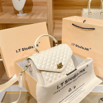 Ehtne Nahast Minimalistlik V&auml;ike Ruudukujuline Kott, Naiste Uus Moodne ja Mitmek&uuml;lgne K&auml;ekott, Suvine &Uuml;he &Otilde;la Crossbody V&auml;ike Kott
