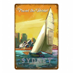 Klassikaline Titanicu reisipaat Metallist plekksildid Uus-Meremaa Euroopa Hongkong Vintage Plaque Pub Bar Club Home Decor Seinaplakat YJ024 20x30cm