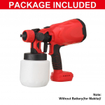 1000 ml 1000 W juhtmeta elektriline pihustusp&uuml;stol koos 1/2 originaalakuga kaasaskantava v&auml;rvipihustiga, mis sobib Makita aku EU pistikuga Only machine