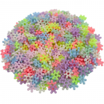 DIY aksessuaarid segav&auml;rvidega loov ehete k&auml;ev&otilde;rude valmistamiseks 50-200 tk kommiv&auml;rvi lahtised helmed, geomeetria mood Snowflake 8mm*2mm 200Pcs