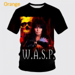 Y2K r&otilde;ivad uues stiilis WASP. 3D Prindiga T-s&auml;rk meestele Naistele Suvine Hip-hop Unisex vabaaja T-s&auml;rk Harajuku &Uuml;markaelusega T-s&auml;rk 5XL