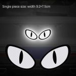 Silmade auto stiil ja kleebised auto kriimustuste kate jaoks auto kere k&uuml;tusepaagi kaitseraua jaoks Monster helkurkleebis jahe viimistlus