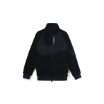 Nike kahepoolne fliisjakk p&uuml;stkraega ja lukuga meeste jakk must FB1910-010 S